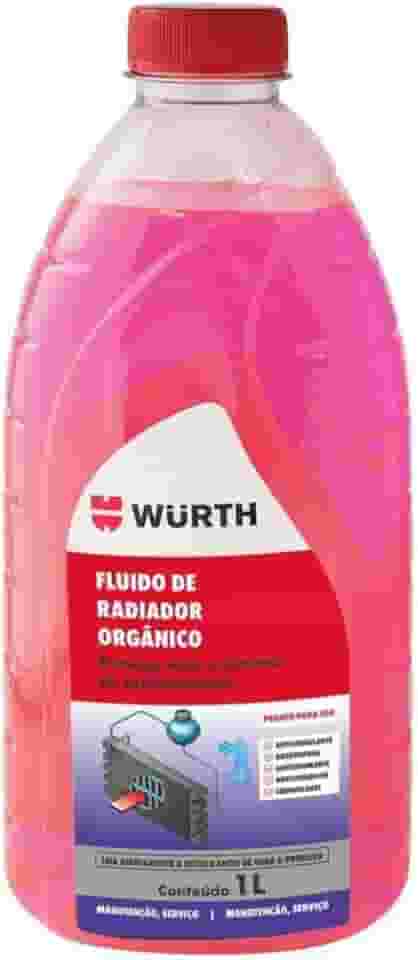 Fluido de Radiador Orgânico Rosa Wurth - 1 Litro