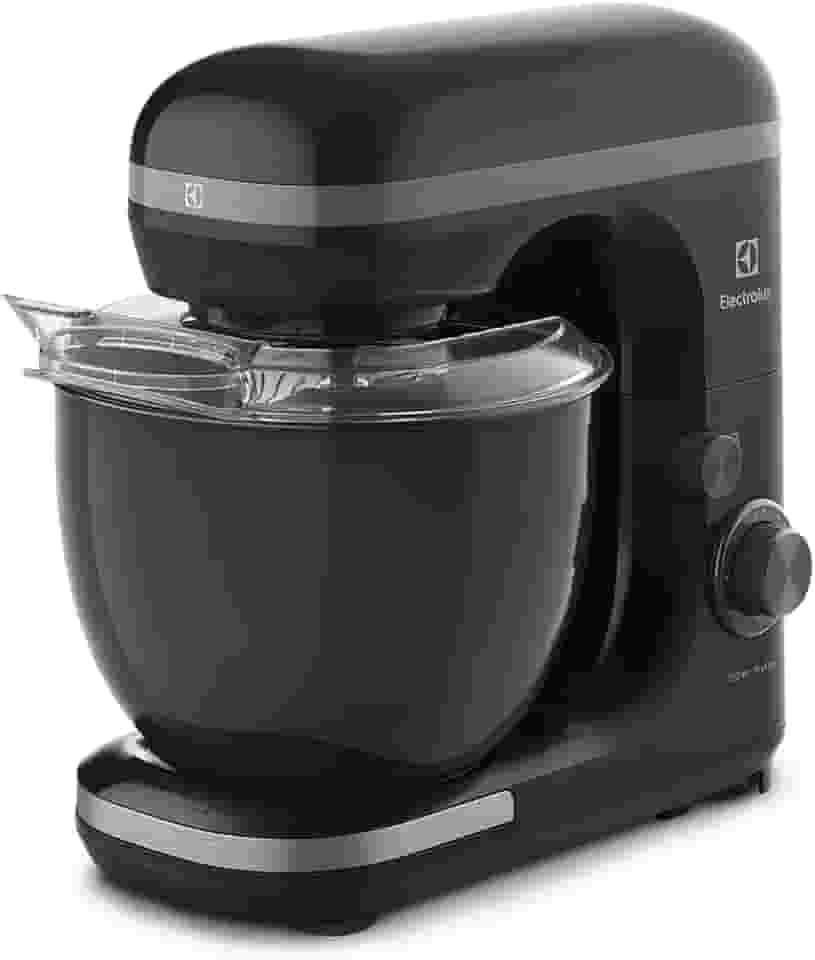 Batedeira planetária Electrolux potente capacidade 5L 750W 12 velocidades função pulsar massa pesada pes antiderrapante EKM30 preto 127v