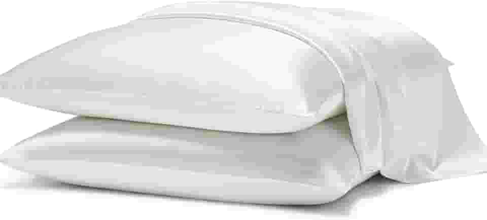 Kit 2 Fronhas Cetim Anti-frizz Seda Alto Brilho Par (White)