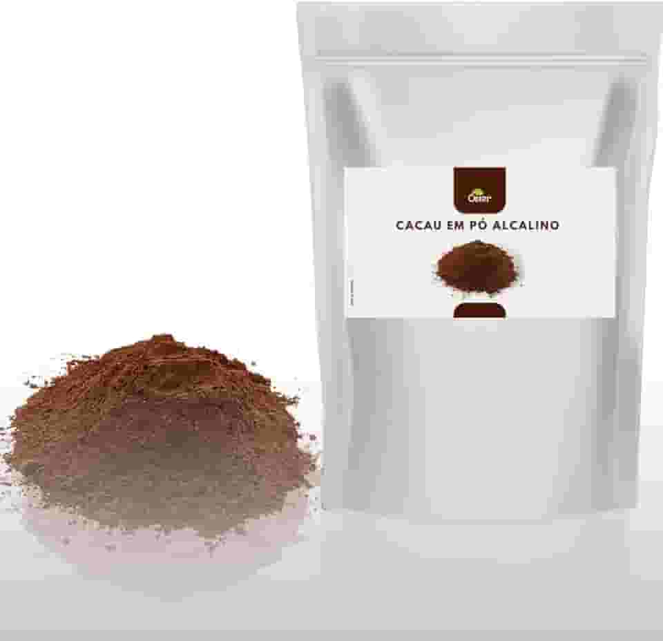 Cacau em Pó Alcalino 100% Natural 1Kg Oner Rico em Antioxidantes sem Açúcar ou Glúten para Receitas Saudáveis Chocolates Artesanais Bolos Bebidas e Dietas Equilibradas