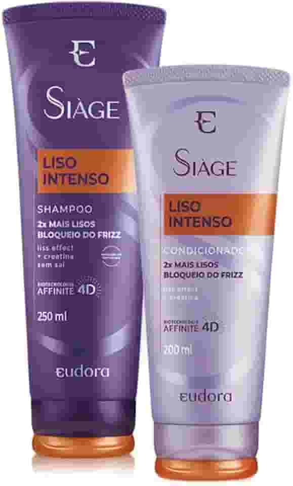 Eudora Kit Siàge Liso Intenso Shampoo + Condicionador (Nova Versão)