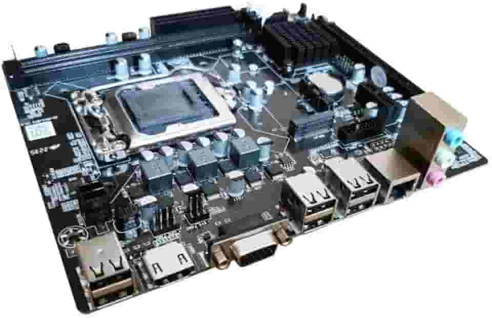 Placa-Mãe Blue.case BMBH61-D2HG-M2EXR2BLK – Micro ATX LGA 1155 DDR3 H61 com slot M.2 NVMe, HDMI/VGA, 10 USB 2.0