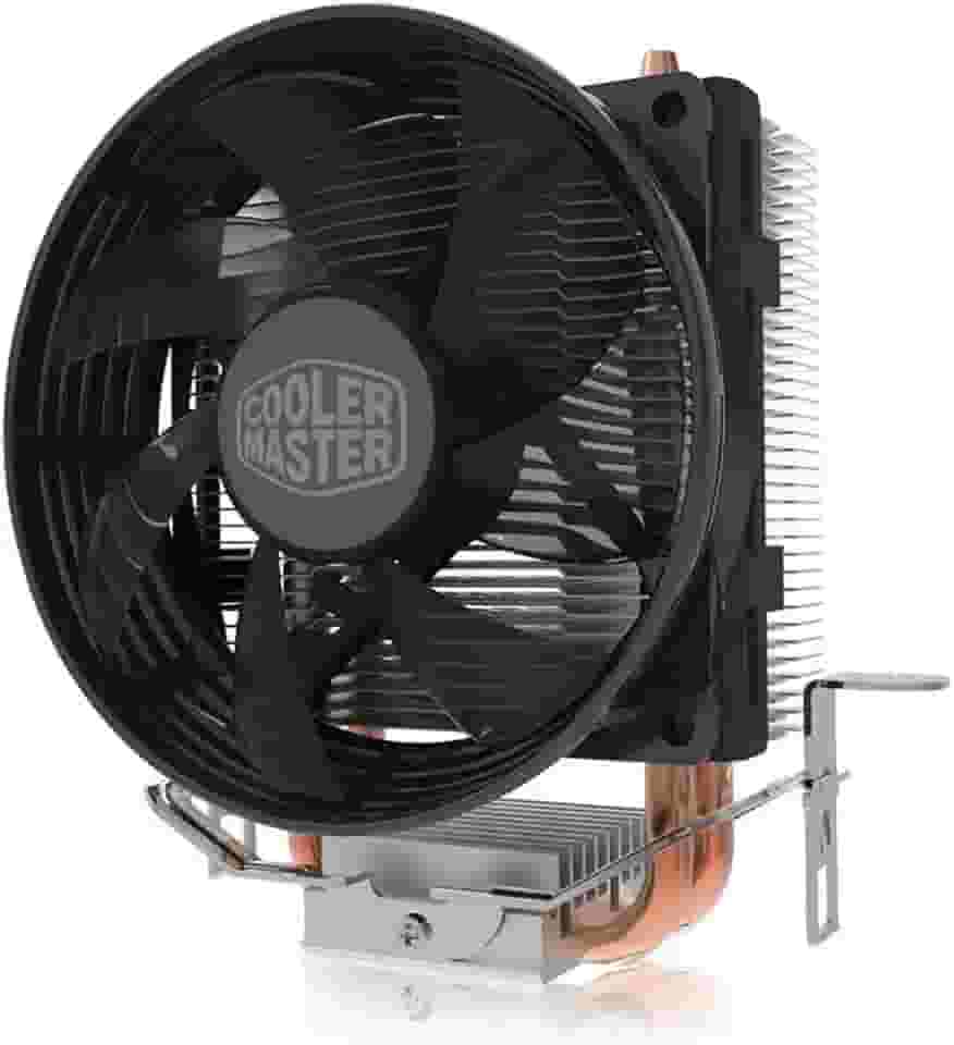 Cooler Master Hyper T20 Compact CPU Air Cooler, Ventilador de 95mm, Heat Pipes Duplos de Cobre, Contato Direto para AMD Ryzen AM4, Intel LGA1200/1151 (RR-T20-20FK-R1), Prata