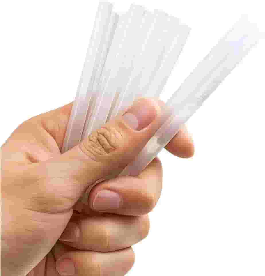 Bastão de Cola Quente Transparente 7mm x 18cm – Kit 10 Unidades Alta Aderência e Durabilidade para Artesanato, Reparo, Madeira, Papel e Plástico – Compatível com Pistola de Cola Quente 7mm Universal