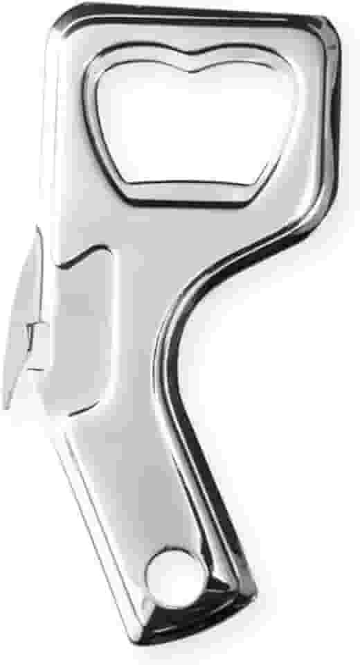 Abridor de Latas e Garrafas Aço Inox Tradicional 9 Cm