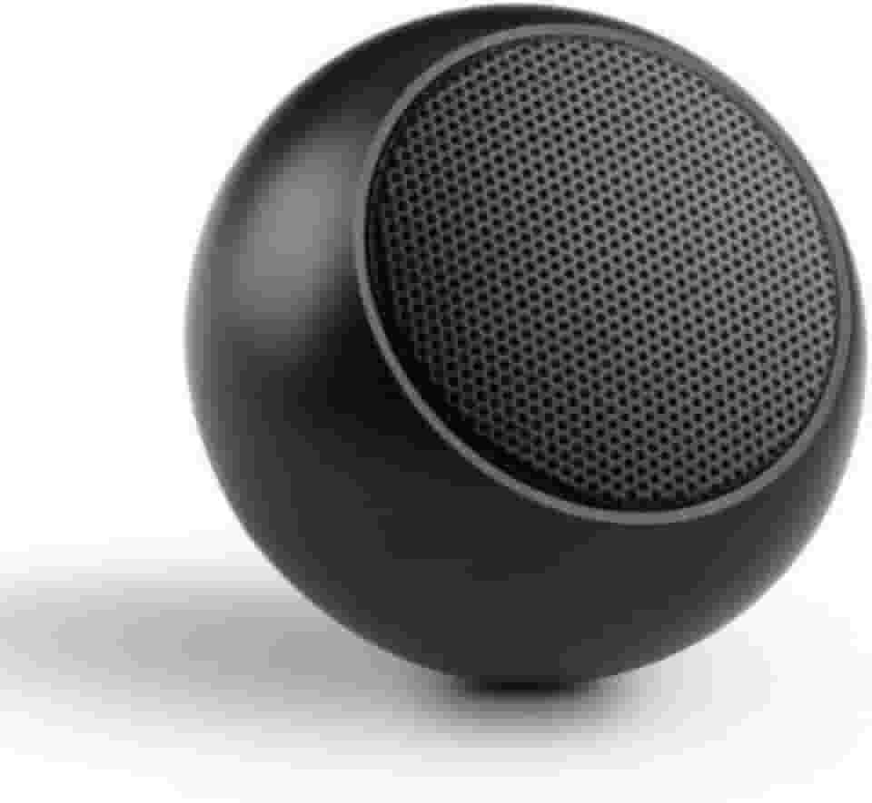 Mini Caixa de Som Bluetooth Metal Amplificada Mini Speaker 3w (Preto)