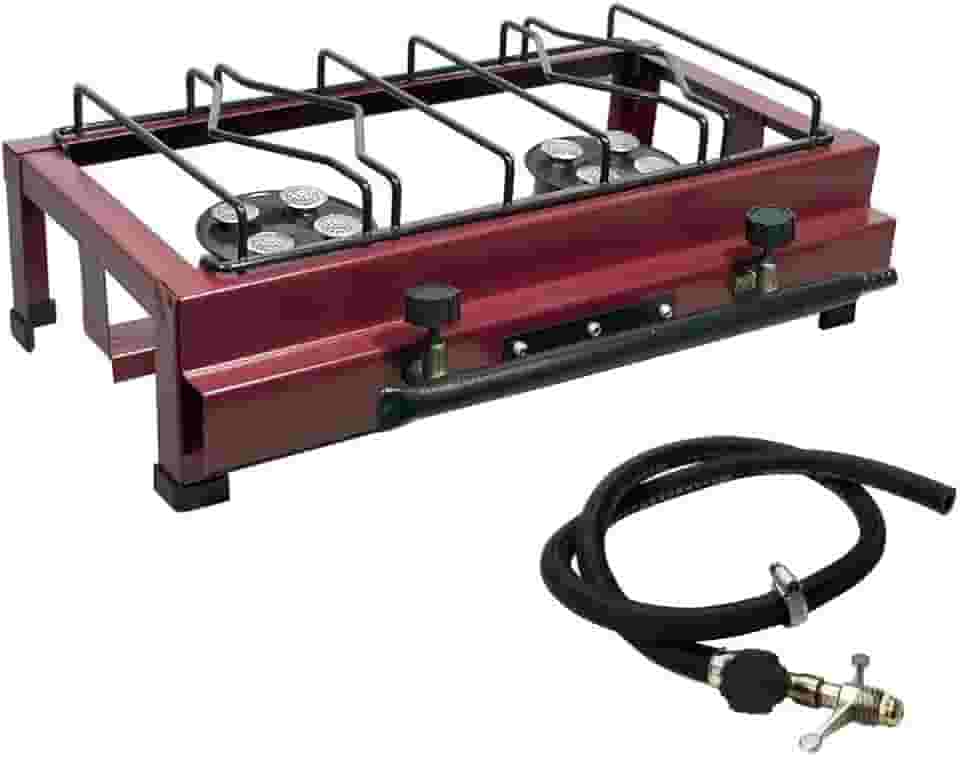 Fogão Industrial 2 Bocas Alta Pressão Com Mangueira Roa
