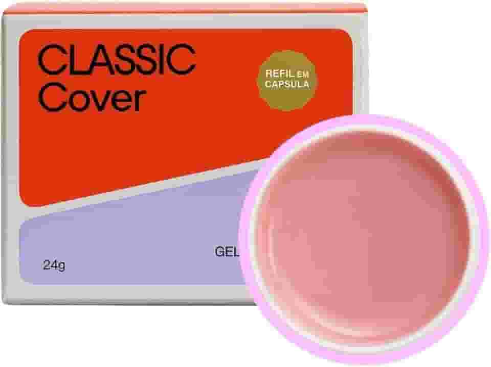 Gel Vòlia Classic Cover Blister 24g Alongamento de Unhas Profissional Alta Durabilidade