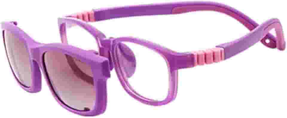 Armação De Óculos Infantil Solar Clip On 2 Em 1