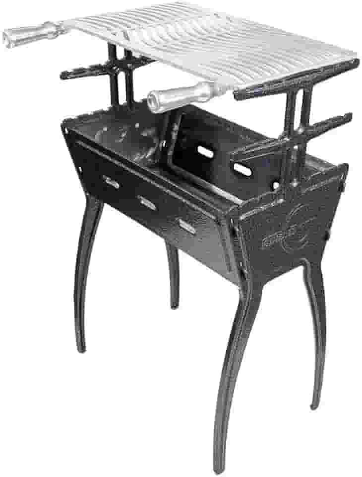 Caverna Do Bodão Churrasqueira Alumínio Fundido 81 Cm Preto Craquelado Resistente ao Tempo