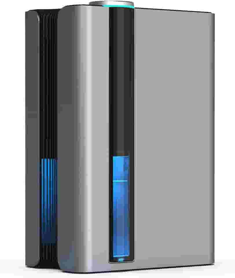 desumidificador de ar,Filtros reutilizáveis, 2400 ML, Com mangueira de drenagem, Luzes de atmosfera coloridas, adequado para salas de estar, armários, banheiros, porões, trailers