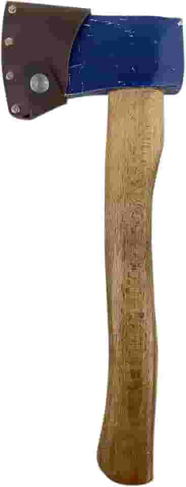 Capa de lâmina de machado feita à mão de couro de flor integral - capa protetora, manga de segurança de lâmina de machado pequeno, acessório de acampamento, essenciais para lenhador ao
