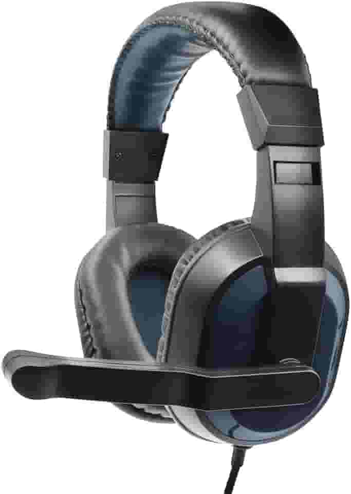 Geonav Fone de Ouvido com Microfone para Videochamadas & Reuniões Online, HSETSG, Preto