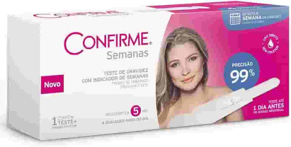 Confirme Teste De Gravidez Con Indicador De Semanas 1 Unidade