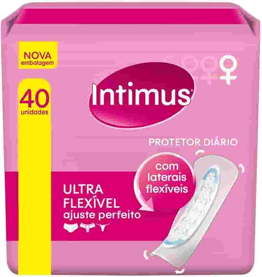 Intimus Protetor Diário Days, Cuidado Diário sem Perfume, 40 unidades - Leve 40 Pague 30