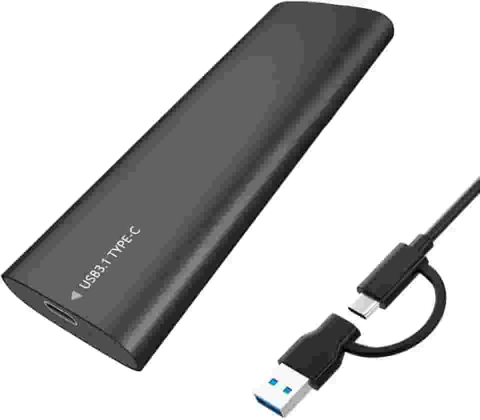 Case externo para SSD M.2 NVMe/SATA USB 3.1 e Tipo-C