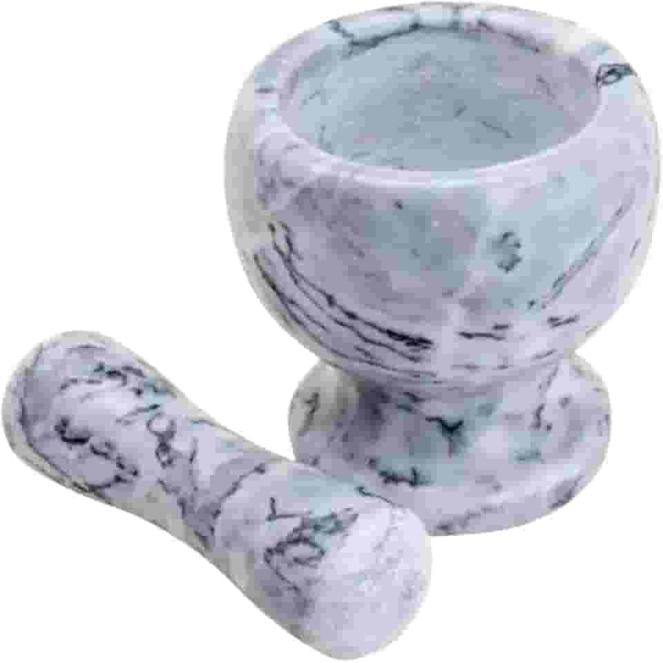 Pilão De Pedra Mármore Com Socador