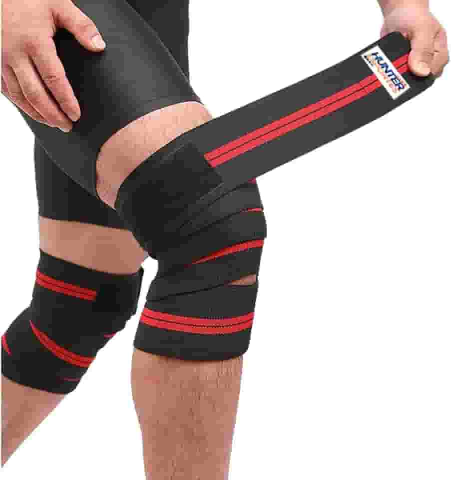 Faixa Elástica Joelho Joelheira Agachamento Powerlifting Lpo