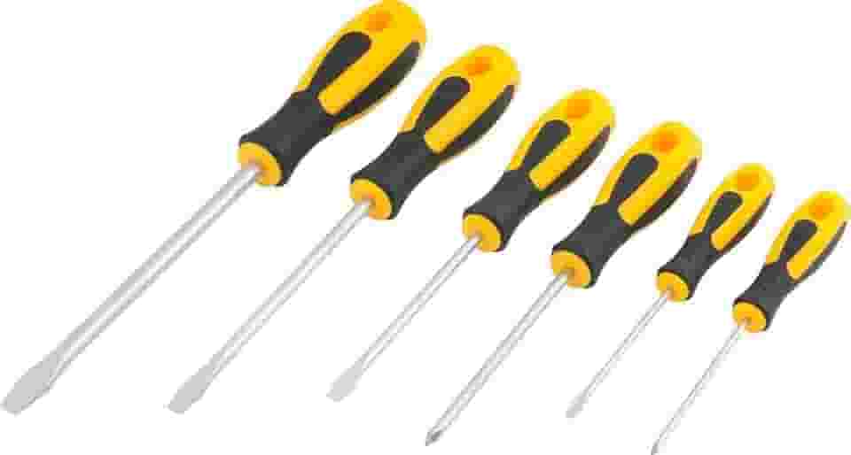 Jogo De Chaves De Fenda/phillips Com 6 Peças Plus Vonder