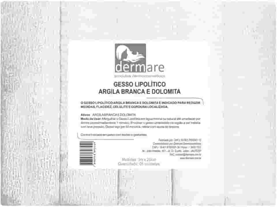 Gesso Lipolitico Argila Branca e Dolomita