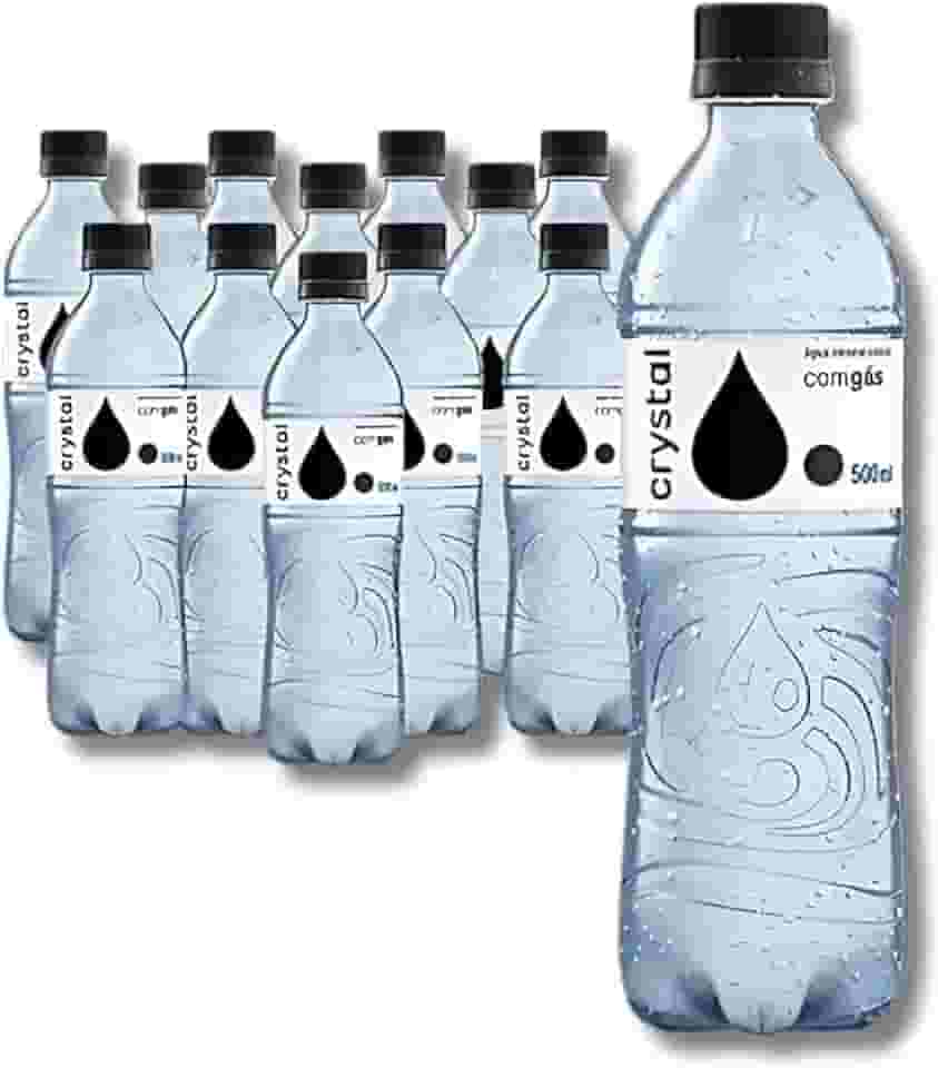 ÁGUA MINERAL COM GÁS 500ML KIT 12 UNIDADES- NATURAL, REFRESCANTE