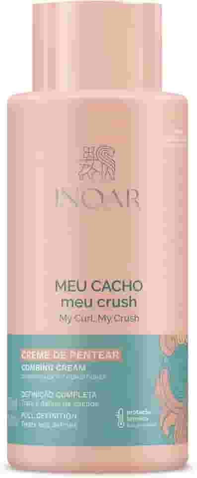 Inoar, Meu Cacho, Meu Crush – Creme de Pentear, Define Cachos, Hidrata e Controla o Frizz, Com Óleos Naturais e Vitaminas - 500ml