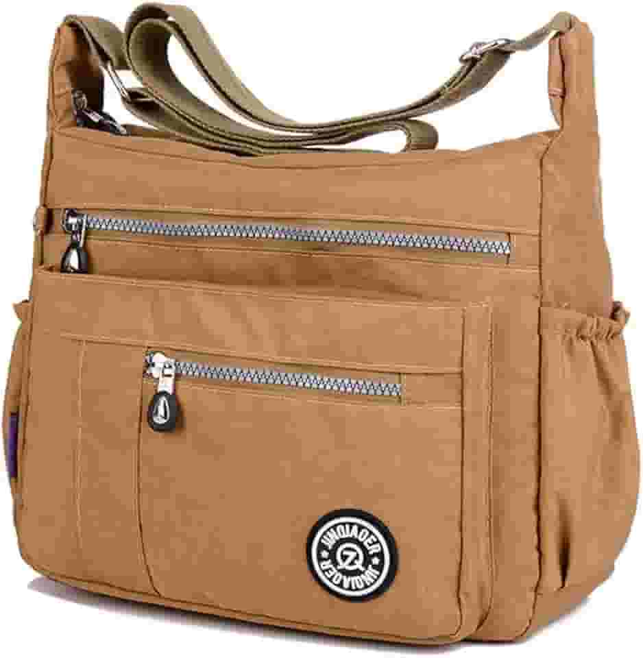 Bolsa Feminina Nylon Transversal Multi Uso Regulável Espaçosa Moderna Impermeável