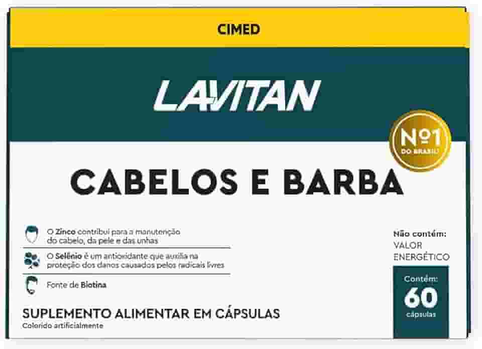 LAVITAN VIT CABELO BARBA HOM CAP 4BL X15