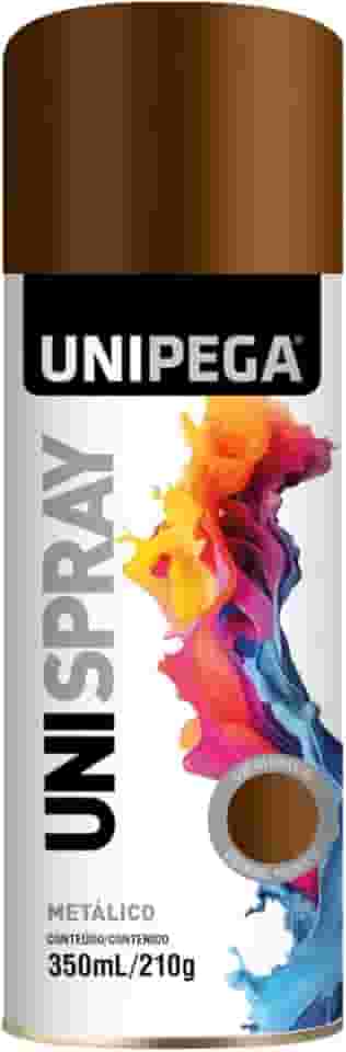 UNIPEGA TINTA SPRAY METALICA BRONZE 350ML/210G