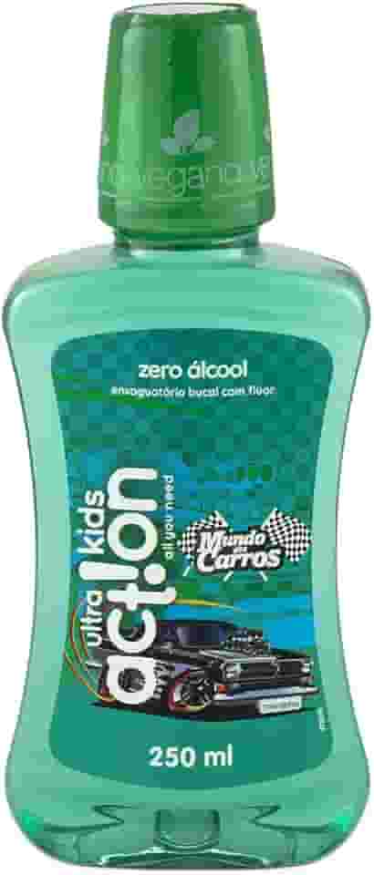 Ultra Action Enxaguante Bucal Infantil Mundo Dos Carros Mentinha Boni Kids