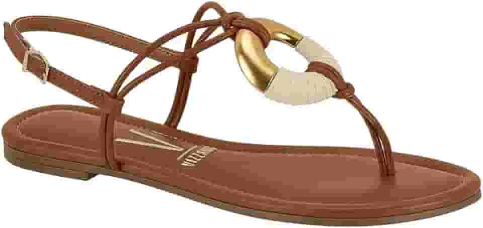 Sandália Rasteira Feminina Vizzano – Moderna, Confortável e Estilosa