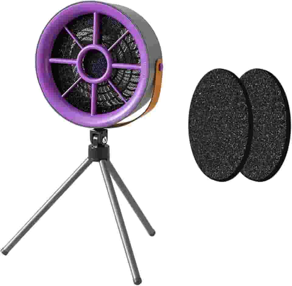 Generic Exaustor de Mesa Forte Sucção Churrasqueira Interna Extrator de Fumaça para RV Churrasqueira Interna Roxo