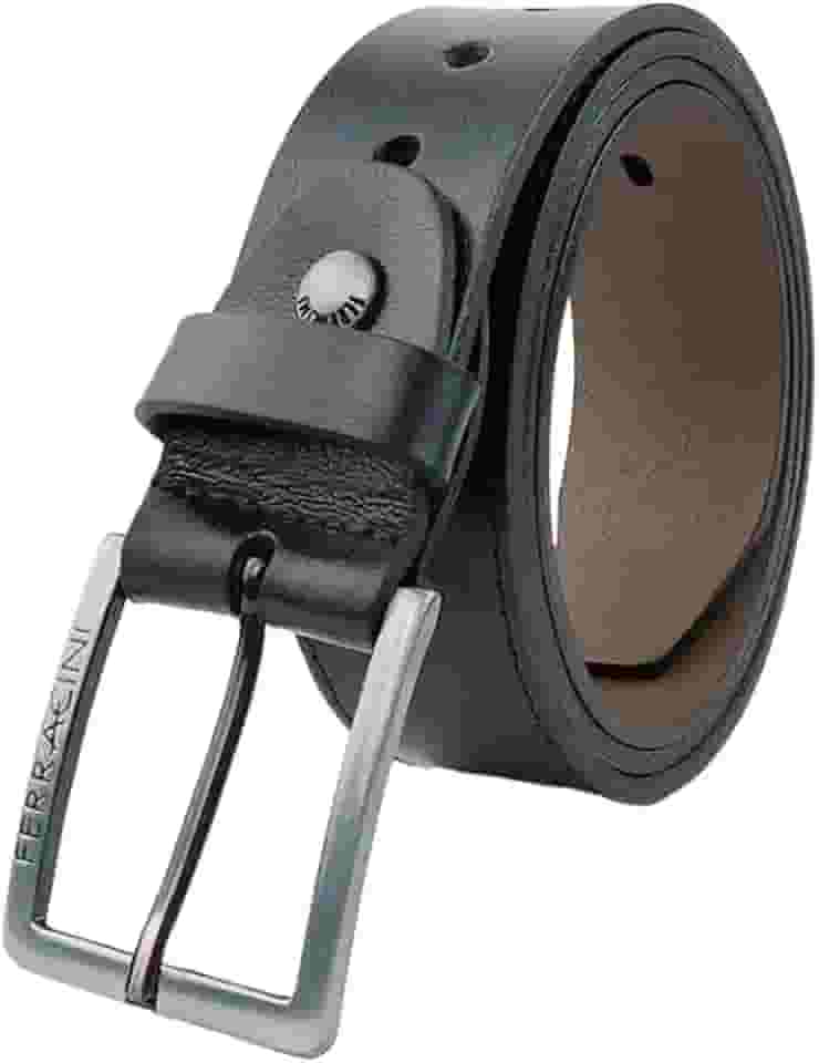 Cinto Ferracini Ravena De Couro Preto 110
