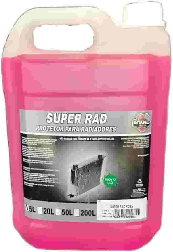 Aditivo Rosa Fluido para Radiador Pronto para Uso Galão 5 Litros