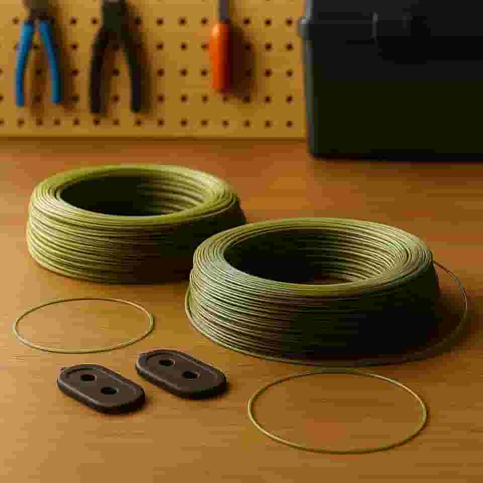 Kit com 2 Varais de Aço 10m Cada (20m Total) – Revestidos em PVC, Alta Resistência, Antiferrugem e Não Danifica Roupas