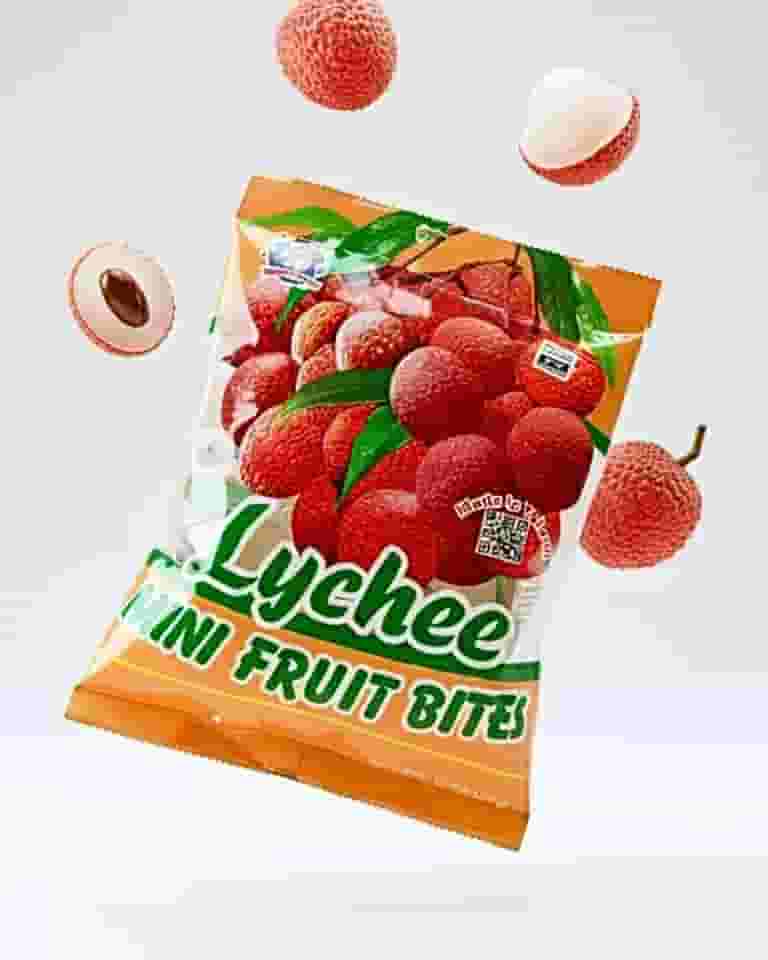 Gelatina de Lichia Mini Fruit Bites ABC 300g