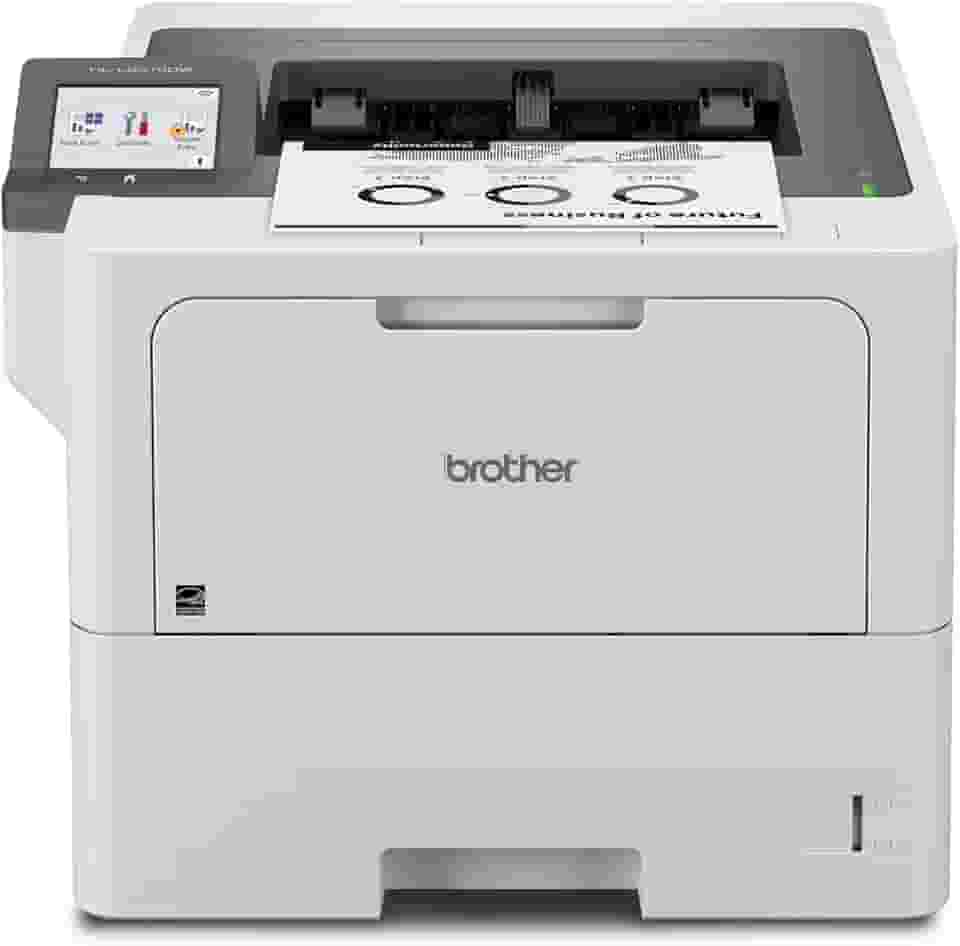 Brother Impressora a laser monocromática empresarial HL-L6310DW com impressão de baixo custo, rede sem fio e grande capacidade de papel, funciona com Alexa