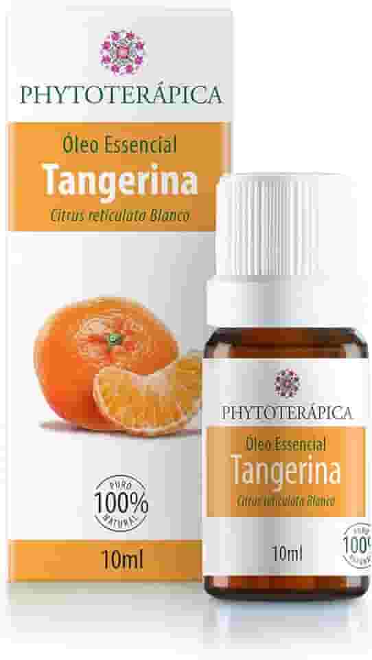 PHYTOTERAPICA- Óleo Essencial de Tangerina -Para Difusor, Massagem e Aromaterapia -Proporciona alegria, entusiasmo e auxilia no combate a celulite e estrias -100% Puro e Natural -Cítrico e Frutal,10ml