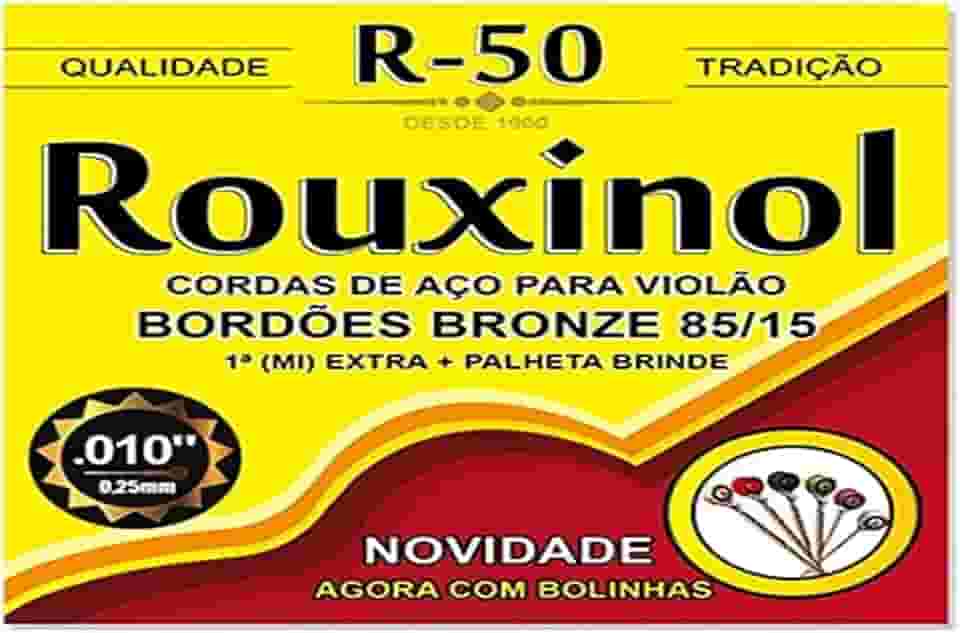 Cordas Para Violão, Rouxinol, Aço, Bronze, 85/15, 010, Com Bolinha