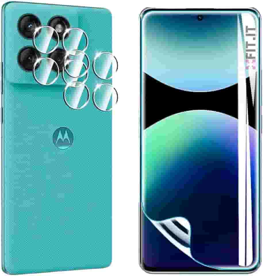 FIT IT Kit Película Hidrogel para Motorola Edge 60 Pro 5G e Película Proteção para Câmera