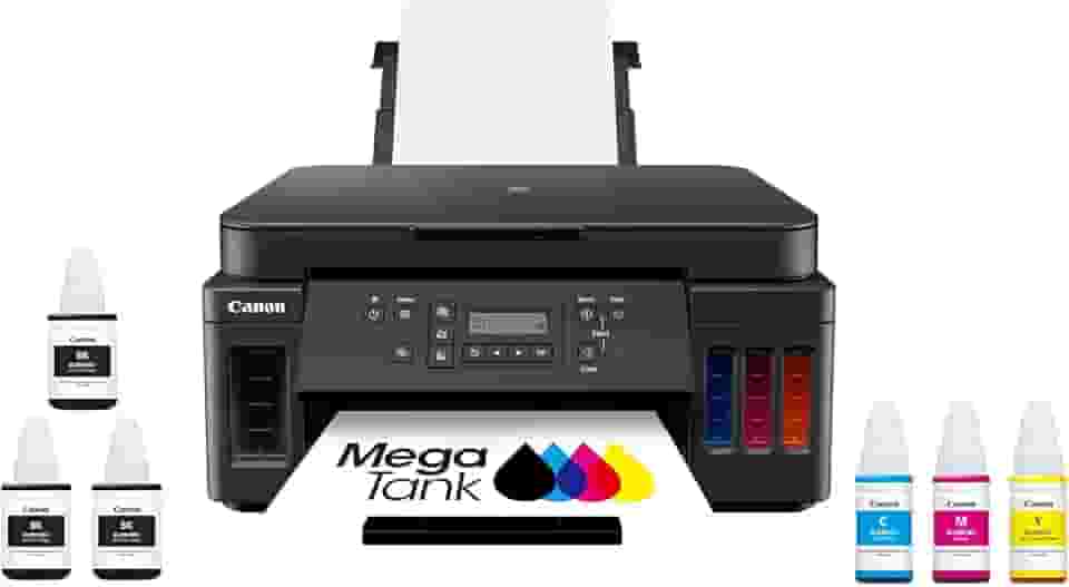 Canon Impressora All-In-One Megatank Sem Fio Pixma G6020 Preto Um Tamanho