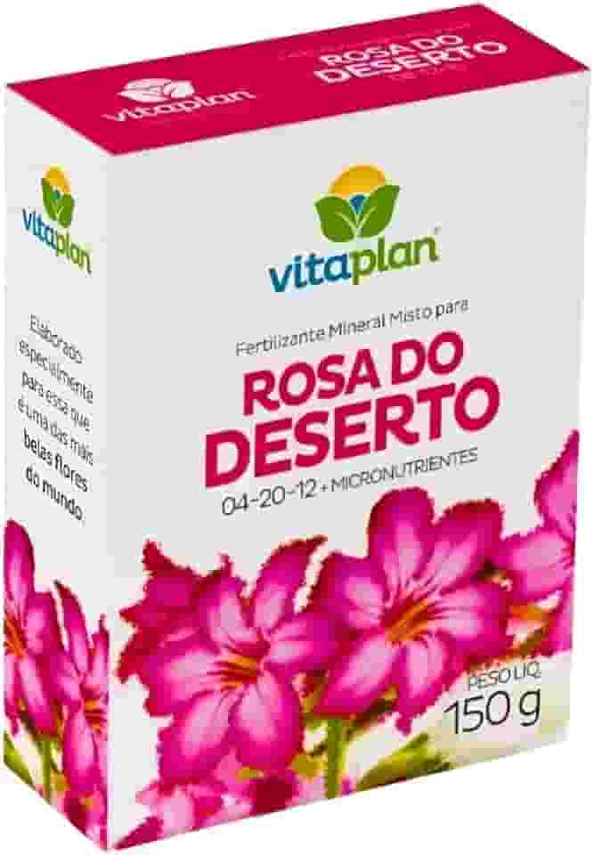 Fertilizante Adubo Mineral Rosa Deserto 150g Npk Flores Lindas e Bem Nutridas