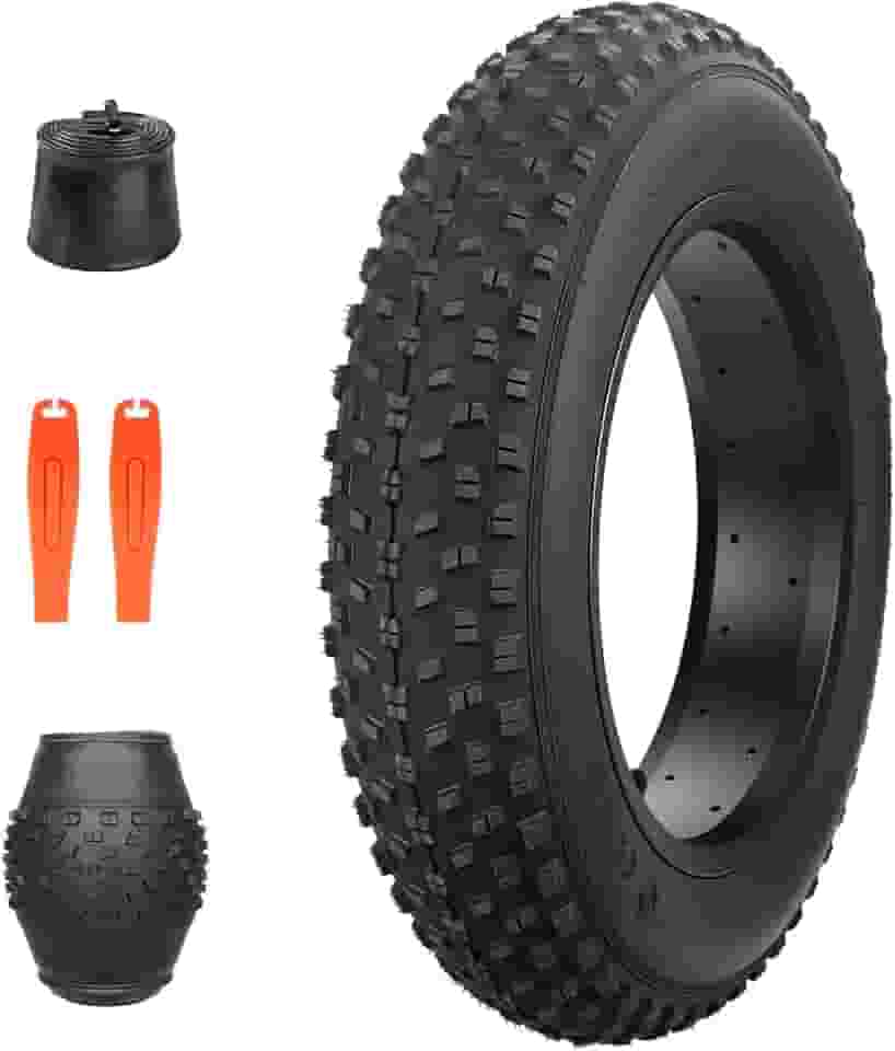 Pneu de bicicleta elétrica Fat Bike 16/50.8 x 10.2 cm resistente antiderrapante dobrável para substituição All Terrains pneu para bicicleta elétrica infantil bicicleta de neve