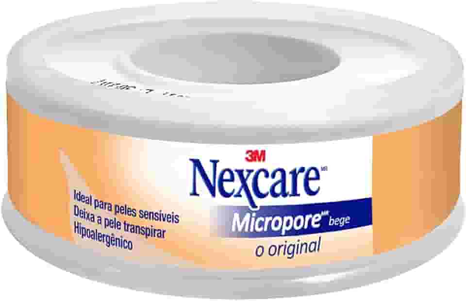 3M, Fita Micropore Nexcare, Bege - 12 mm x 4,5 m