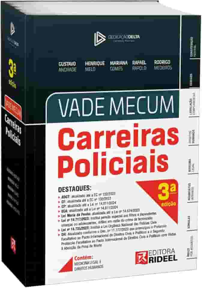 Vade Mecum Carreiras Policiais - Dedicação Delta - 3ª Edição (2024)