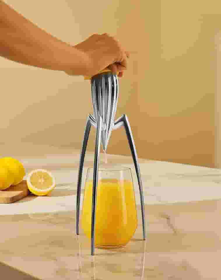 Espremedor de Frutas Cítricas, 11 * 29CM, Alumínio, Tamanho Unico, Espremedor de Laranja Manual, Espremedor de Limão Inox