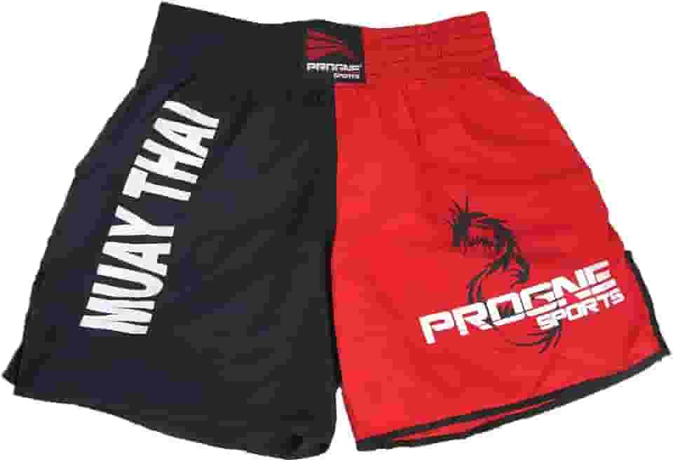 Muay Thai Calção Short de Treino, Masculino e Feminino