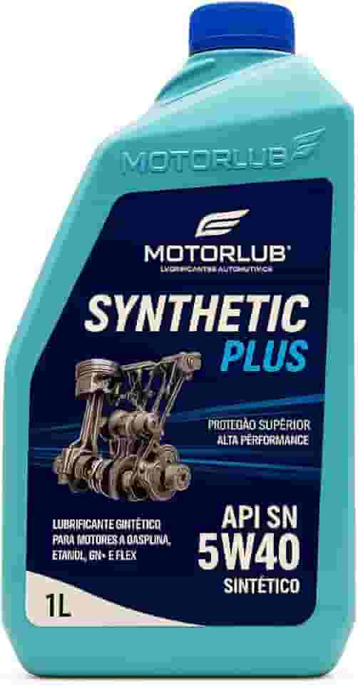 Oleo De Motor 5W40 Sintético Api Sn Lubrificante Plus 1 Litro