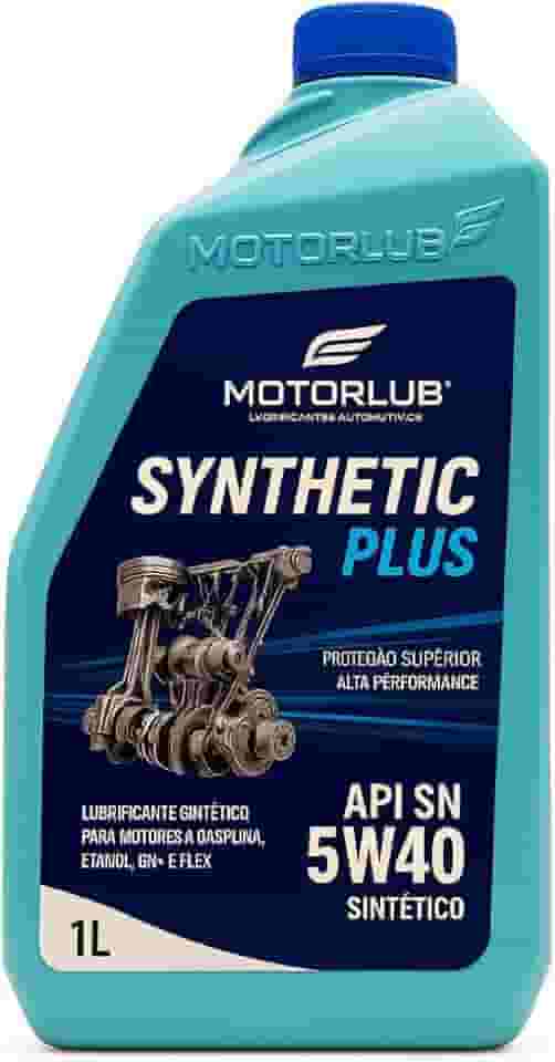 Oleo De Motor 5W40 Sintético Api Sn Lubrificante Plus 1 Litro