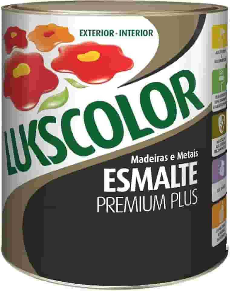 Tinta Esmalte Sintético Lukscolor Vermelho 900ml